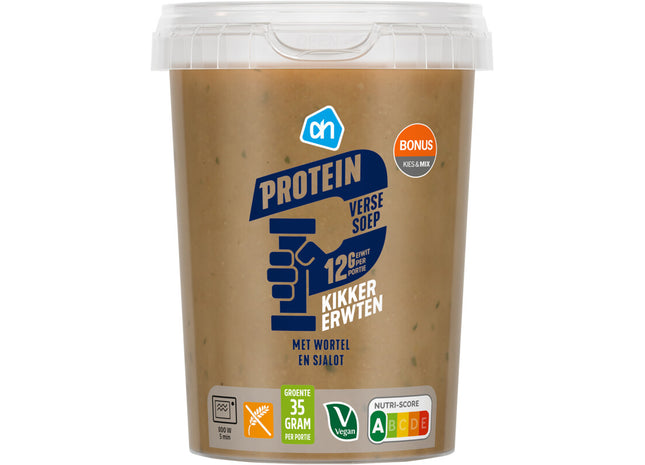 Verse soep protein kikkererwt