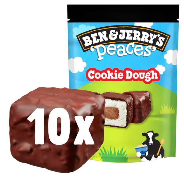 Ben & Jerry's Peaces cookie dough