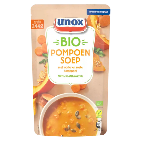 Unox Biologische pompoen soep