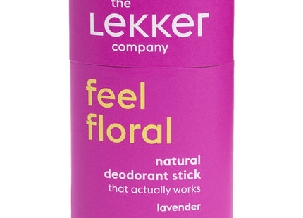 The Lekker Company Feel floral lavender deodorant stick