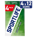 Sportlife Peppermint sugarless chewing gums 4-pack