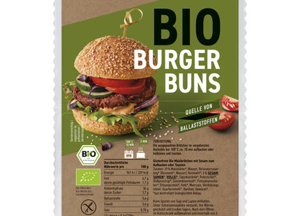 Schnitzer Bio burger buns glutenvrij