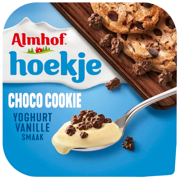 Almhof Hoekje choco cookie vanille yoghurt