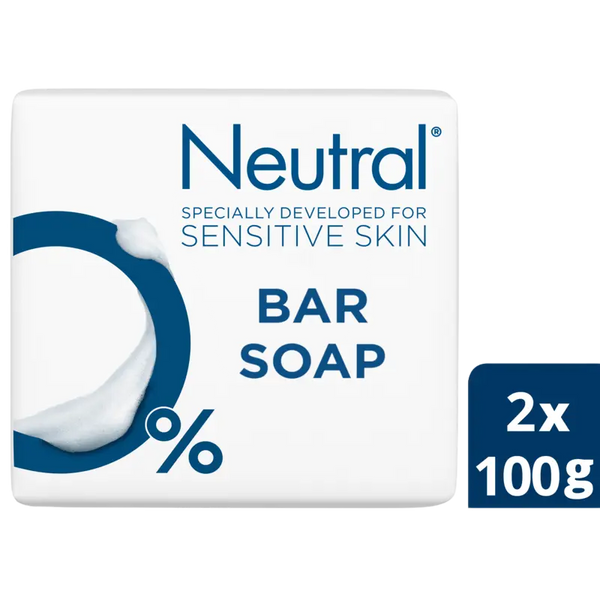 Neutral soap bar for sensitive skin