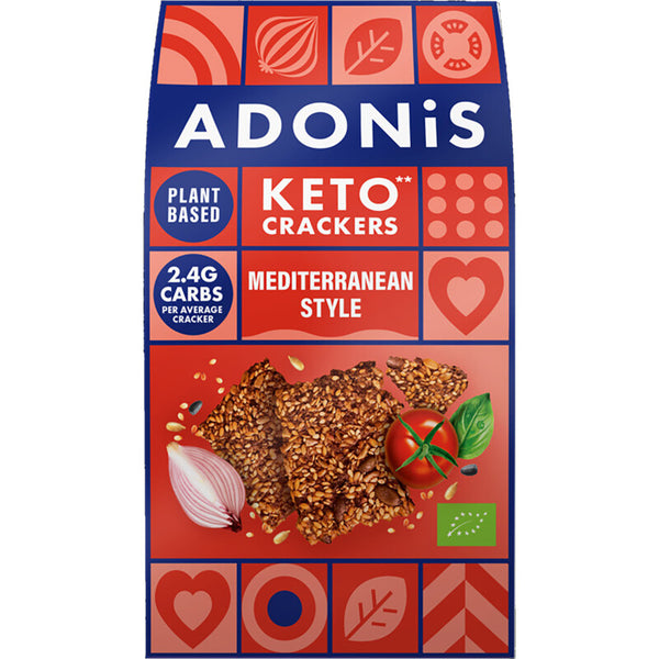 Adonis Keto crackers mediterranean style