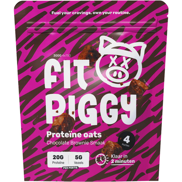 Fit Piggy Proteïne oats chocolate brownie