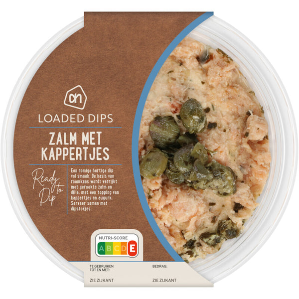 Loaded dip zalm met kappertjes