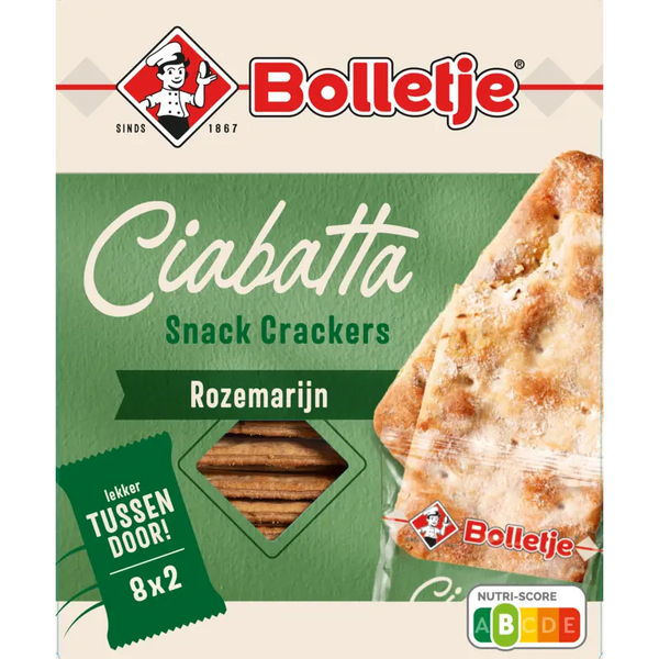 Bolletje Ciabatta Knäckebrot Rosmarin