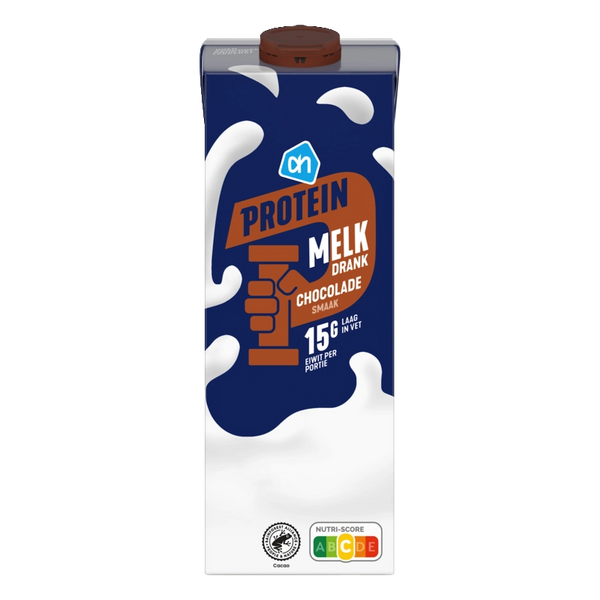 Protein milk drink chocolate flavour