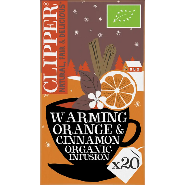 Clipper Warming orange cinnamon organic infusion