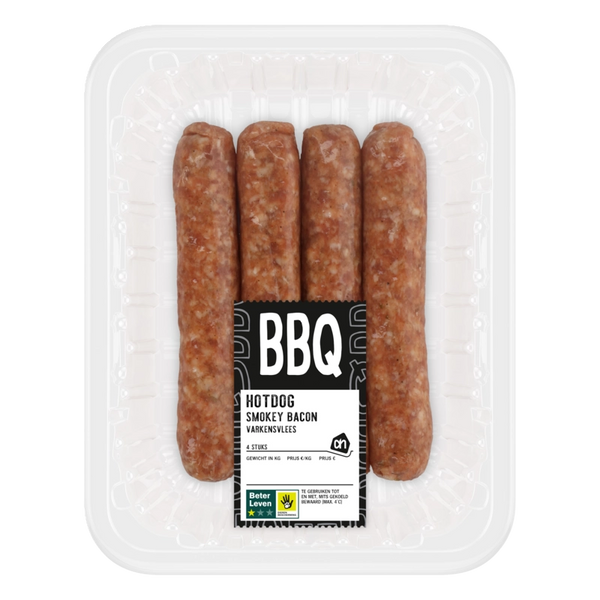 BBQ hot dog smoky bacon