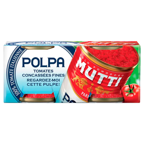 Mutti Polpa feines Tomatenfruchtfleisch 2er-Pack