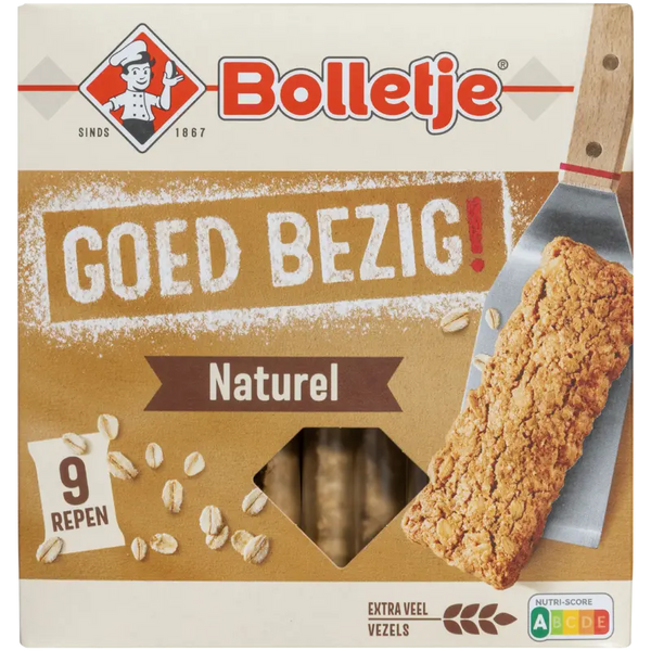 Bolletje Gut gemacht Haferflockenriegel Natur