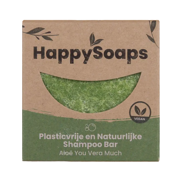 HappySoaps Shampoo bar aloë you vera much