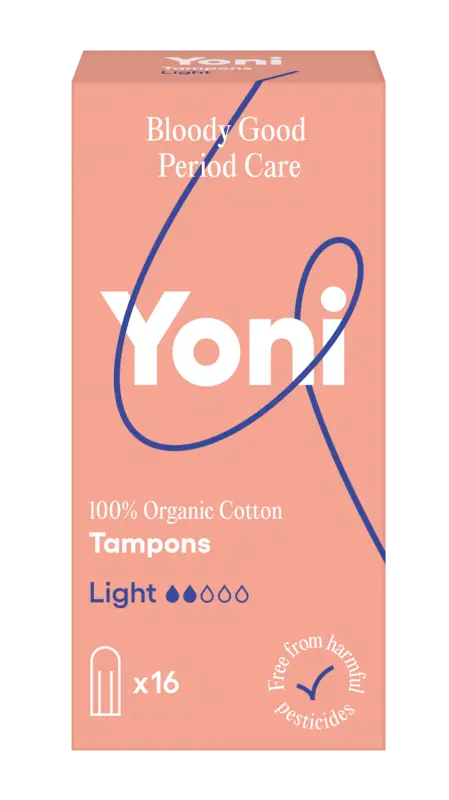 Yoni Tampons aus biologischer Baumwolle leicht