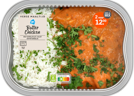 Verse maaltijd butter chicken