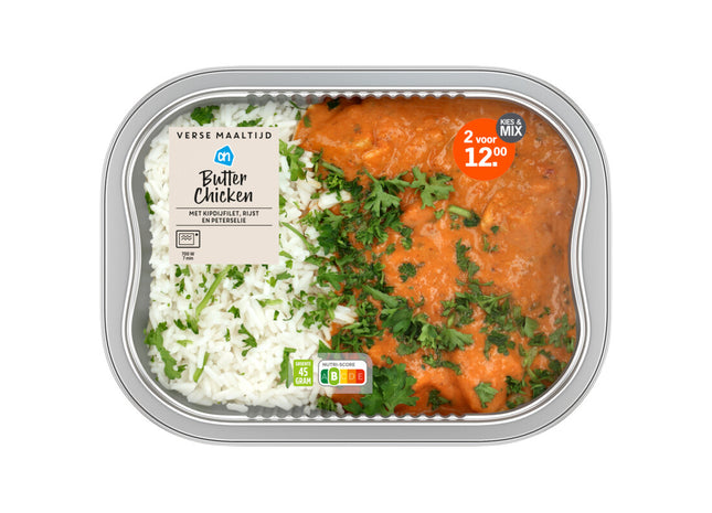 Verse maaltijd butter chicken