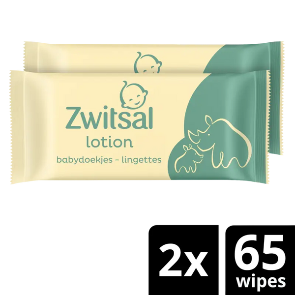 Zwitsal Baby Lotion Windelreinigungstücher 2er-Pack