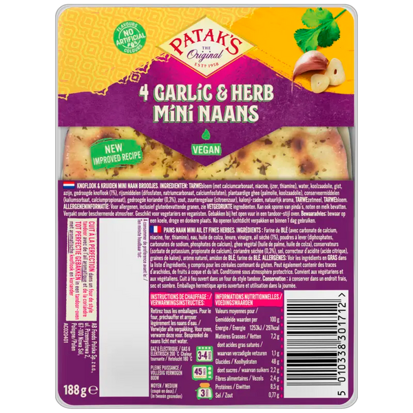 Patak's Small flatbread with garlic and coriander