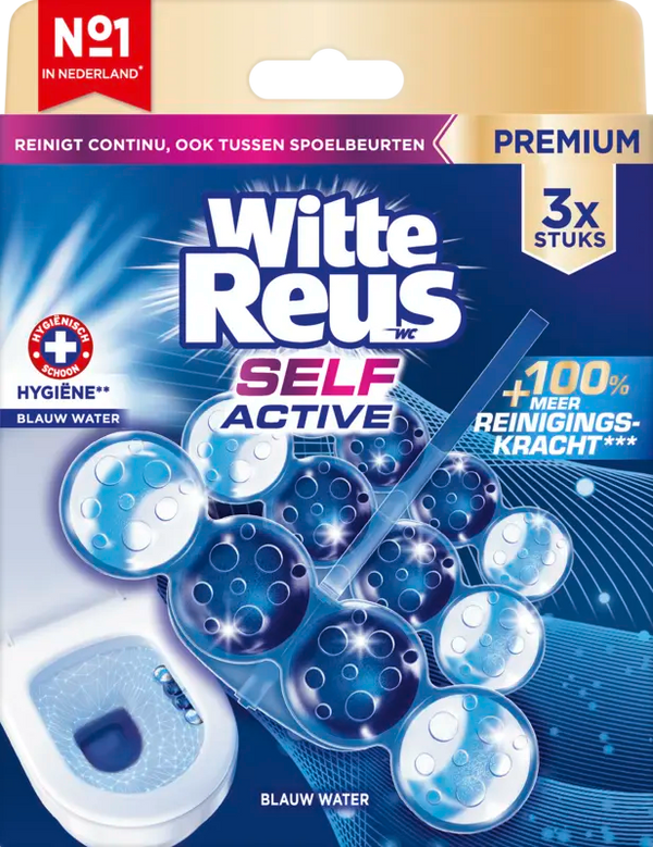 Witte Reus Toiletblok blauw actief hygiene