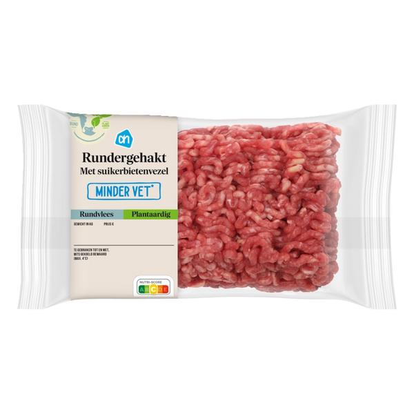 Rundergehakt minder vet