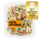 Nudelsalat mit Hähnchen-Kebab