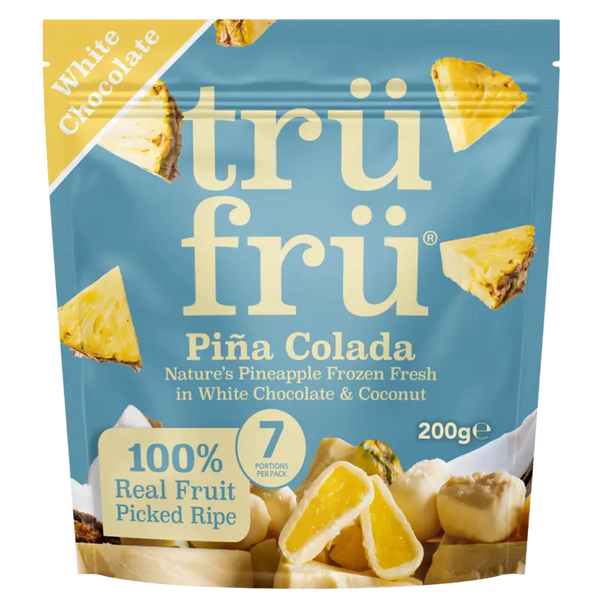 Trü Frü Ananas in weißer Schokolade