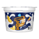 Protein curd with peach passion yogurt