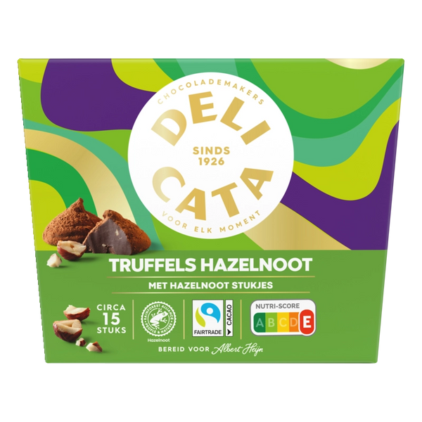 Delicata Truffels hazelnoot