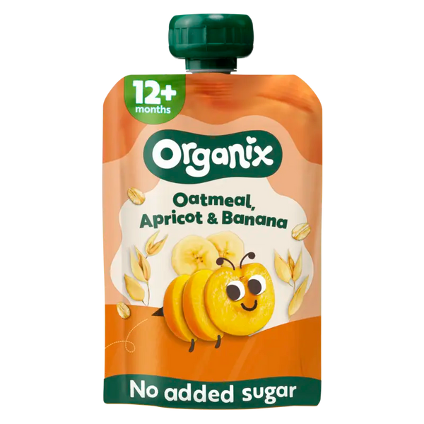 Organix Quetschobst Hafer Aprikose Banane 12m+