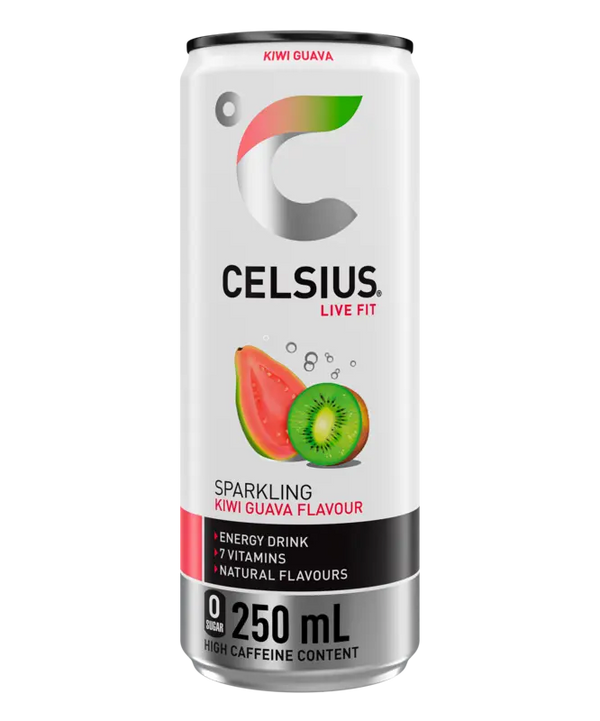Celsius Sparkling Kiwi-Guave Flavour
