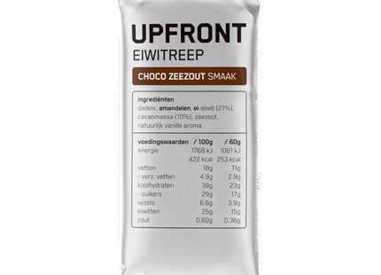 Upfront Eiwitreep salted brownie