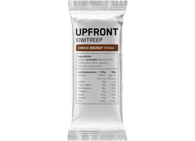 Upfront Eiwitreep salted brownie