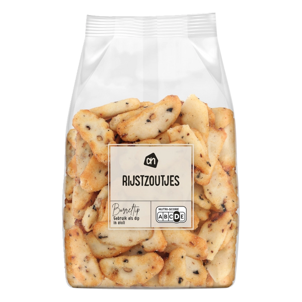 Crunchy rice crackers