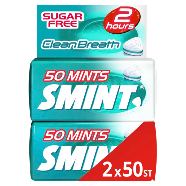 Smint Clean breath intense mint 2-pack