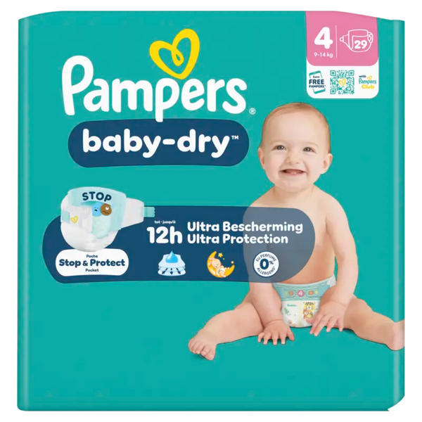 Pampers Baby-dry luiers maat 4