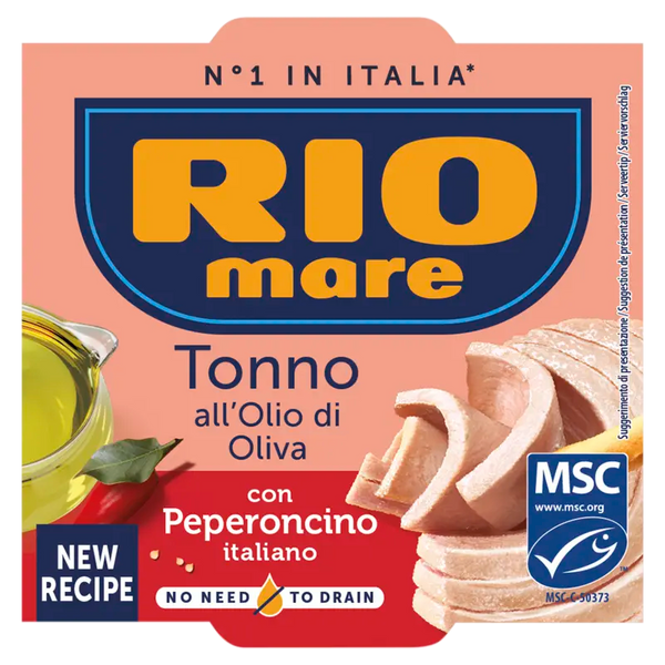 Rio Mare Tuna in olive oil red pepper