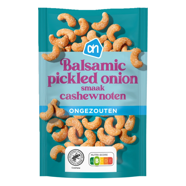 Balsamic pickled onion cashewnoten