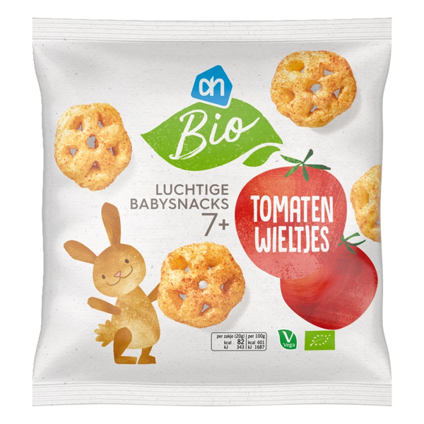 Biologische luftige Babysnacks Tomatenscheiben ab 7 Monaten+