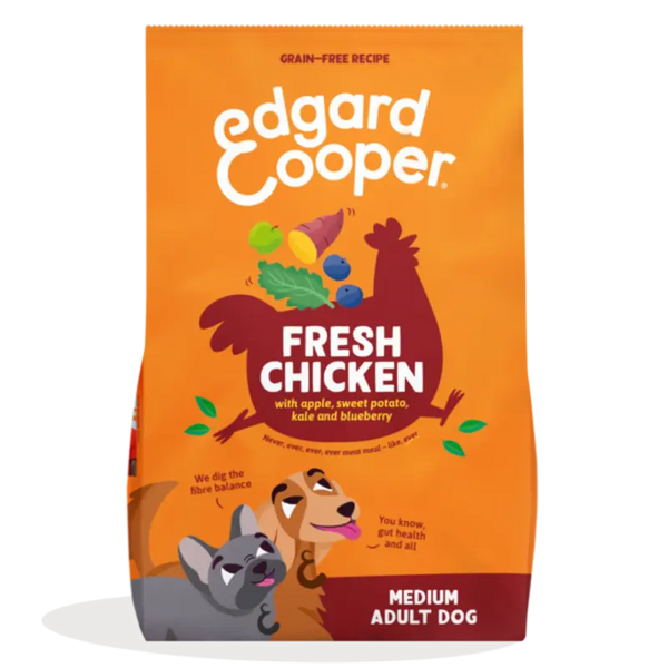 Edgard & Cooper Saftiges Freilandhuhn für erwachsene Hunde