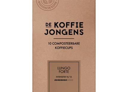 De Koffiejongens Lungo forte capsules