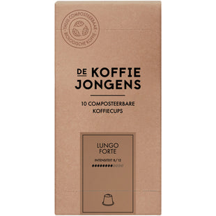 De Koffiejongens Lungo forte capsules