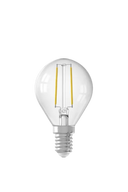 Majestätische LED-Fadenlampe Kugel klar E14 25W