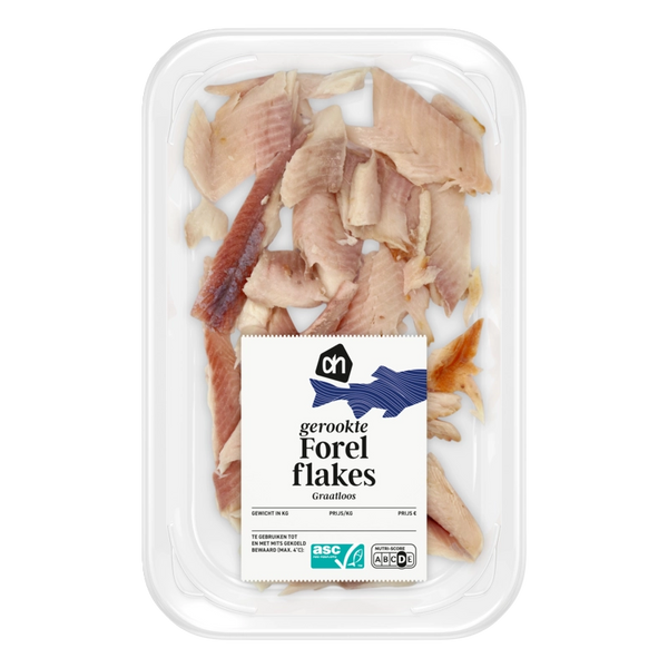 Smoked trout flakes