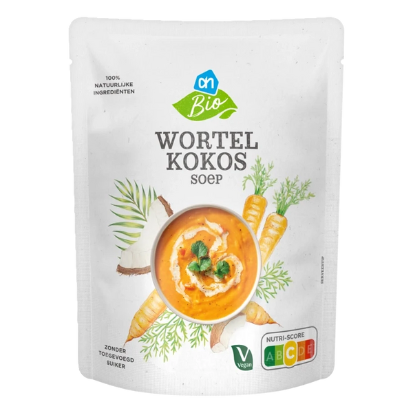 Biologisch Wortel kokossoep