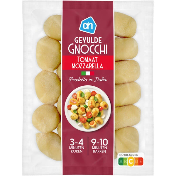 Gevulde gnocchi tomaat & mozzarella