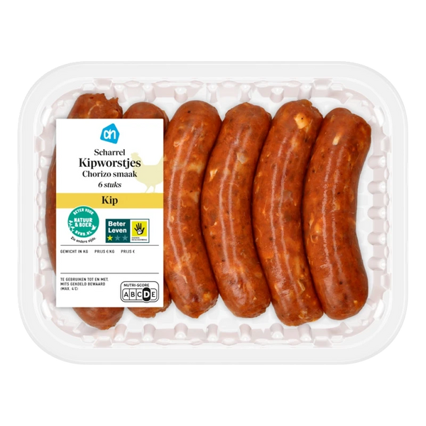 Kipchorizo worstjes