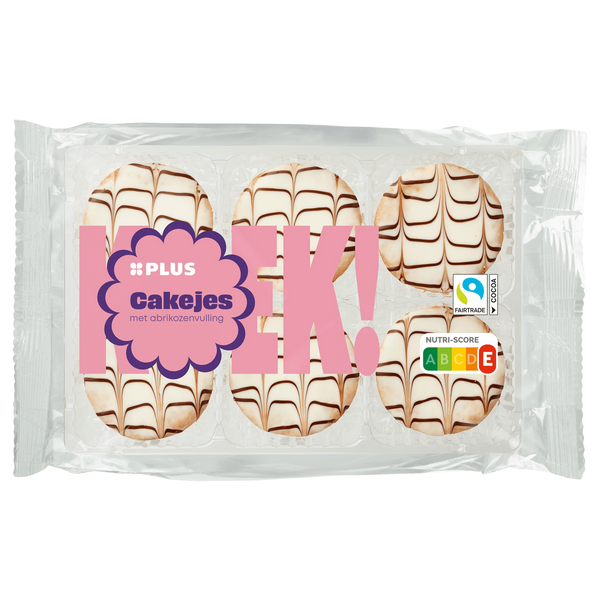 Abrikozen cakejes Fairtrade