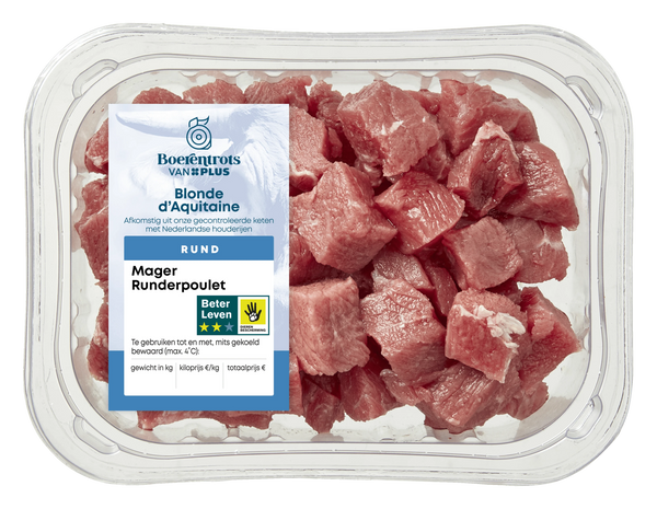 Boerentrots Lean Beef Pieces Blonde d'Aquitaine