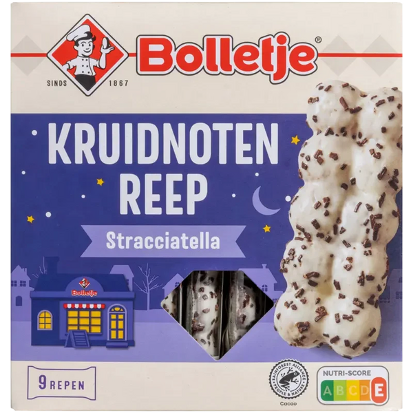 Bolletje Kruidnotenreep stracciatella